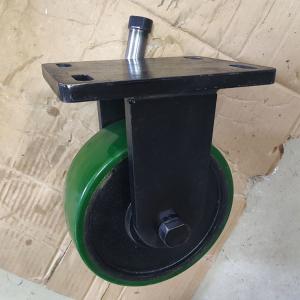 Wholesale 6x3 inch Wide Caster Wheel 3300lbs Super Heavy Duty Casters Green Iron PU OEM from china suppliers
