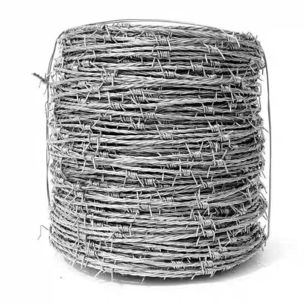 Factory Price 2.5mm Anti-climb Galvanized Barbed Wire Farm Outdoor Twisted Iron