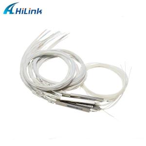 Wholesale Optical PLC Splitter WDM Solution 1x8 Steel Tube Type 0.9mm Without Connector from china suppliers