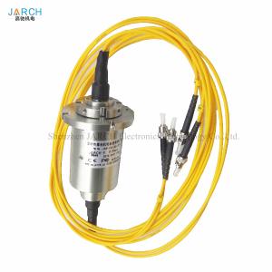 Wholesale Low Speed Fiber Optic Slip Ring Single Mode Dual Fiber SC LC FC ST Connector FORJ from china suppliers