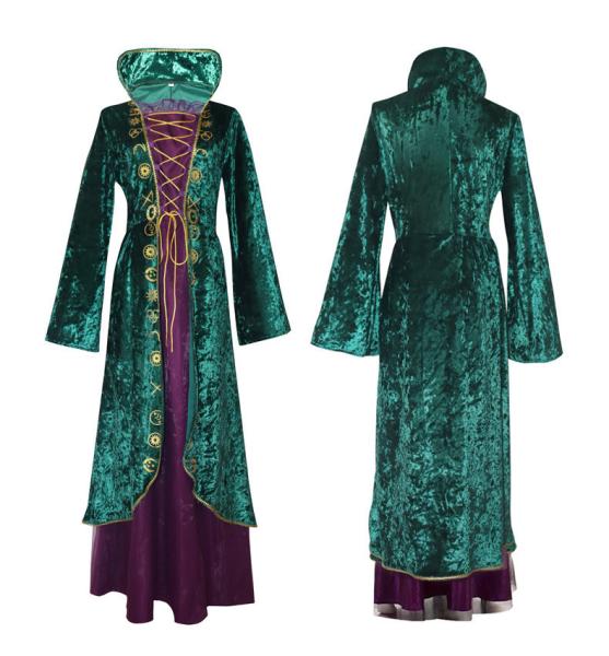 Gender-Neutral Cosplay Costume for Witch Carnival Party Halloween Performance