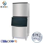 250kg Ice Storage Capacity Commercial Cube Ice Machine for Restaurant Bar Home