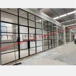 Black Steel Frame Grill Toughened Glass Windows Doors Vintage Style