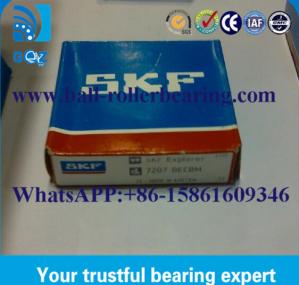 Wholesale Long Life 7207BECBM Double Row Angular Contact Bearing Size 35*72*17 from china suppliers