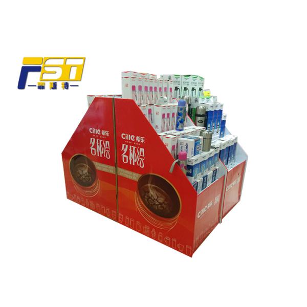 Oil Coating PDQ Pallet Display Convenient Bumping - Proof For Cleaning Products