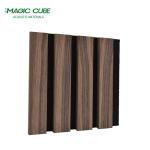 Modern Design Wood Slat Acoustic Panel With Screw Installation Accessories