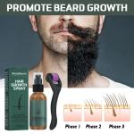 100% Natural Mustache Growth Oil 30ml Beard Growth Roller Kit For Men Sample