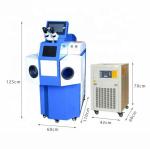 200w blue Gold jewelry silver laser spot YAG laser welder Vertical welding