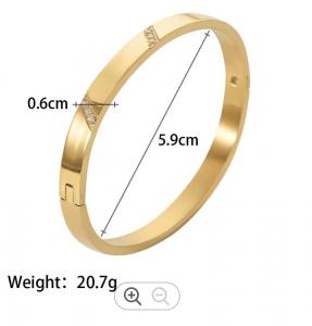 China 14K Gold Plated CZ Tennis Bracelet For Women Classic Emerald Cut Simulated Diamond Bangle on sale