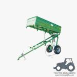 Single Axle 3way Hydraulic Dump Trailer; Small Farm Trailer With three Side