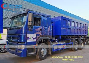 Wholesale Howo 6x4 20T Roll Off Hydraulic Hooklift Garbage Collection Truck from china suppliers