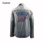 Unisex Sports Windproof Gray Motorcycle Jacket with Customized Logo and Stand