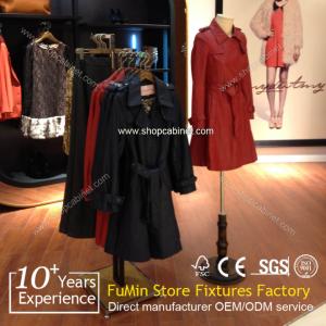 Wholesale Heavy garment display shelf / chrome coat stand from china suppliers