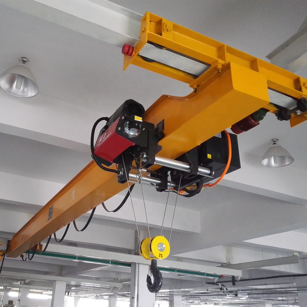 Workshop LDA 5 Ton Single Girder Eot Crane 380VAC Three Phase