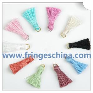 Wholesale Fashion fluorescent mini tassels trimming fringe for pillow and graduation cap decoration from china suppliers