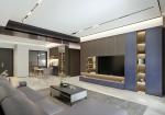 Wood Style PANEL Living Room TV Unit and Coffee Table Set for Apartment
