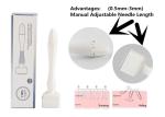 0-3.0mm Needle Length Adjustment Drs Dermaroller System For Scar Removal