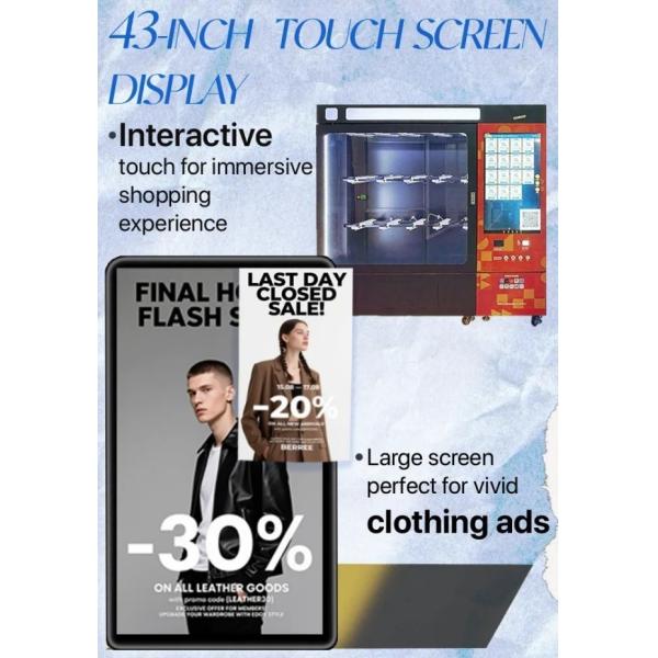 Automated Clothes Vending Machine Sell Socks T-Shirts Jeans & Shoes 24/7