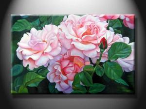 Wholesale Hotel Decorative Landscape Paint Handmade Oil Painting with Flower XSHH103 from china suppliers