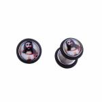 Europe men round cool stud earrings stainless steel stud earrings for sale