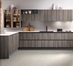 18mm Walnut Wood Membrane MDF Kitchen Cabinets For Kitchen Furniture