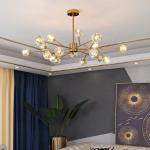 110v Glass Copper Ra75 IP44 Modern Pendant Lamp