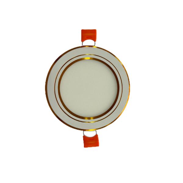HOYOL 9W Led Slim Panel Downlight With Gold Border For Vietnam