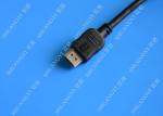 Gold Plated High Speed HDMI Cable , Black Heavy Duty Round HDMI 1.4 Cable