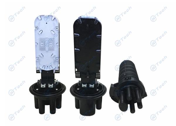 6 Round Port Fiber Optic Cable Joint Box Dimension Φ168× 433.5mm Inside ABS