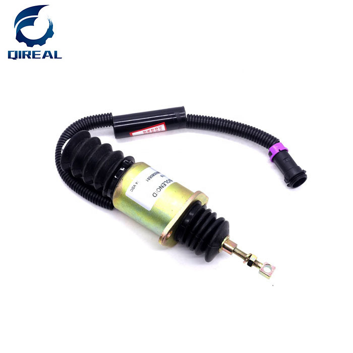 DT118 Excavator Electrical Parts 24V Diesel Engine Stop Solenoid 612600080681