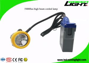 Wholesale 6.6Ah 1.67W 1000cycles led Mining Cap Lamp 15000lux from china suppliers