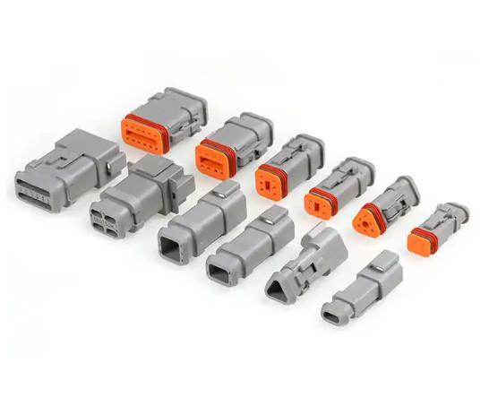 Sealed IP67 Waterproof Automotive Connectors Deutsch Connector DT Series 2pin To