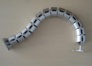 Wholesale Silver Color Under Table Cable Organizer Snake Cable Organizer For Office Desk from china suppliers
