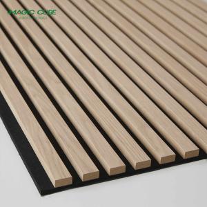 Wholesale High Density Black MDF Vertical Wood Slat Wall Panel For Wall Decoration from china suppliers