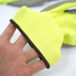 Green Polyester Garden Work Gloves Comfortable Breathable Protective Gloves