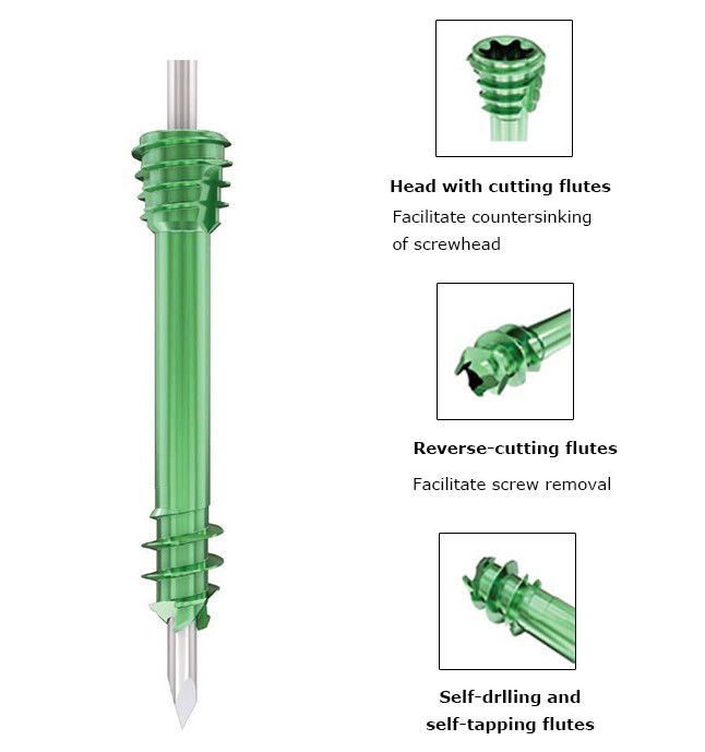Orthopedic Implants Titanium Herbert Screw Fixation