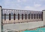 Flat Top Square Pipe Powder Coated Tubular Fencing Horizontal Rail Galvanized