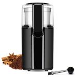 UL Plug Electric Coffee Grinder Coarse Powder Black Stainless Steel Coffee