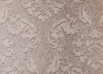 Floral Wet Embossed Non - Woven European Style Wallpaper For Study Room