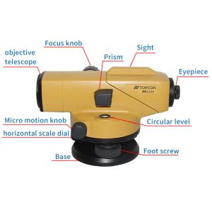 Japanese TOPCON Leveling Instrument High Precision Engineering Measurement AT