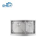 Handmade House Double Bowl Apron Front Stainless Steel Kitchen Sinks