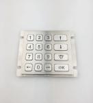 4X4 vandal resistance stainless steel back lighted numeriic keypad