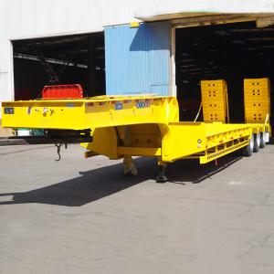 Wholesale CE Transport 16T Axle CIMC 80T Lowbed Semi Trailer from china suppliers
