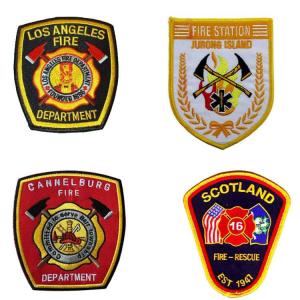 Wholesale 9 Colors 228.6mm Custom Fire Department Patches For Dressing from china suppliers