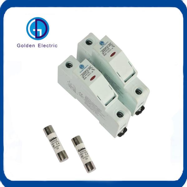 AC 500V Low Voltage Fuse Base Holder 10mm N 32A Cylindrical Fuse Link