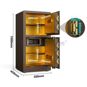Wholesale 70KG Luxury Smart Home Safe Box Biometric Fingerprint Lock YB/RS-100D from china suppliers