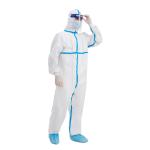 FDA White Disposable Coveralls With Hood clinic uniform