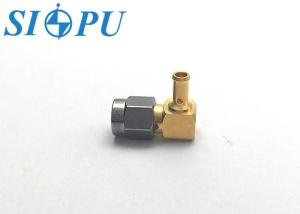 Wholesale SMA Male RF Coaxial Connector – Right Angle, Compatible with CXN3506 Cable from china suppliers