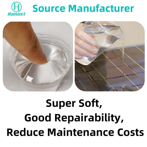 1:1 Liquid Silicone Rubber High and Low Temperature Resistance Low-viscosity Non-toxic Odorless Pinch Stress Relief Toys Making