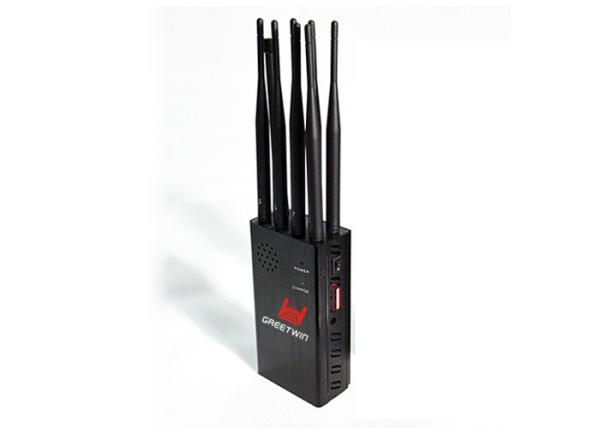 3 Hours WIFI GPS Mobile Phone Signal Jammer , 4G LTE700MHz Wireless Signal